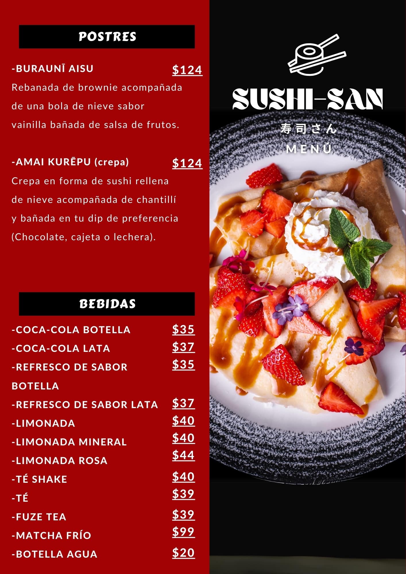 Postres & Bebidas