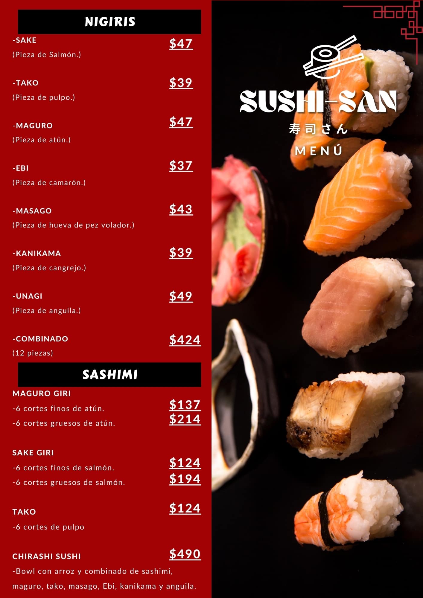 Nigiris & Sashimi
